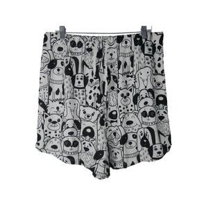 Nanu Women's Dog Print Drawstring Shorts 2X